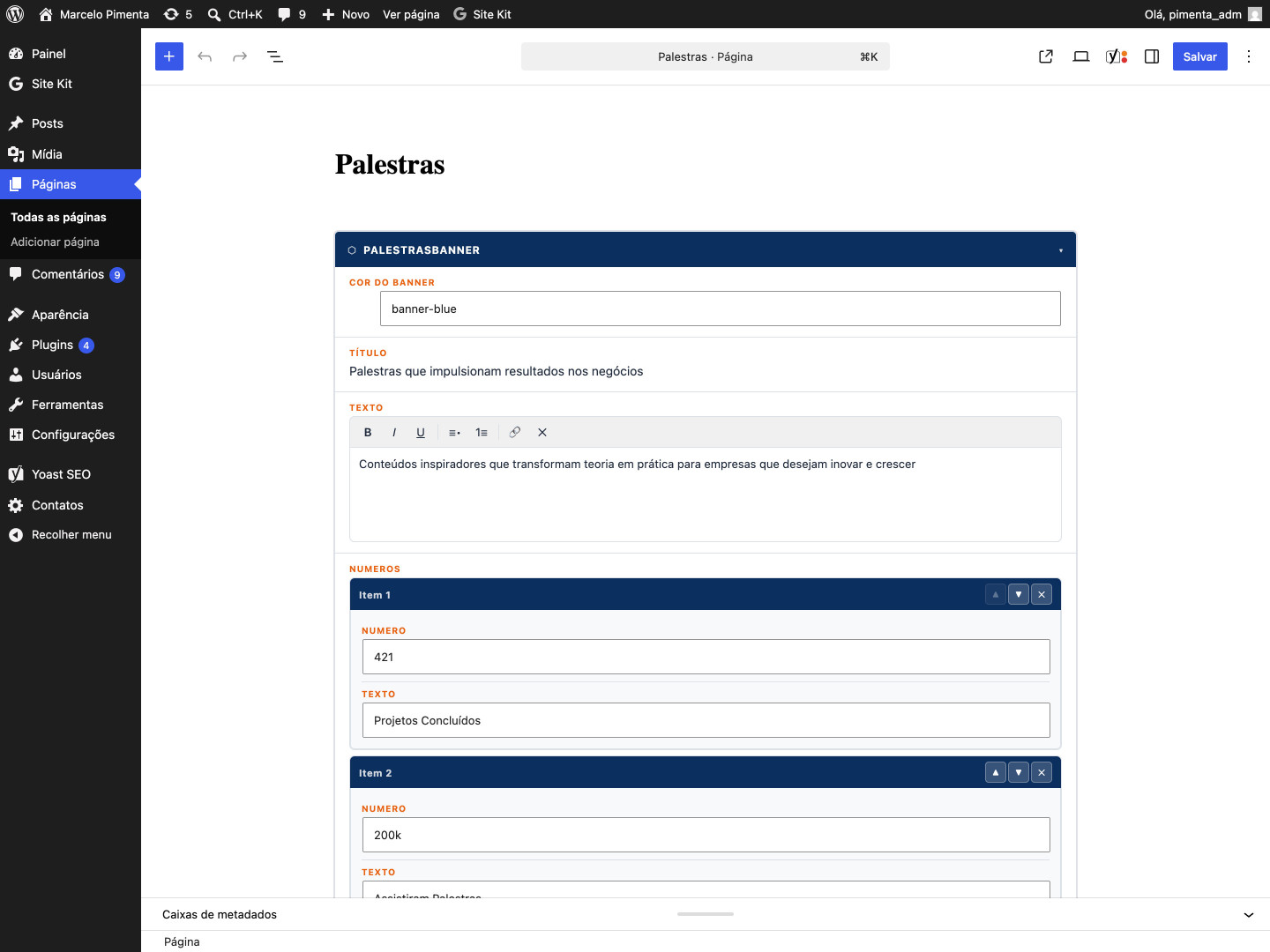 KatBlocks: texto muda, layout não treme