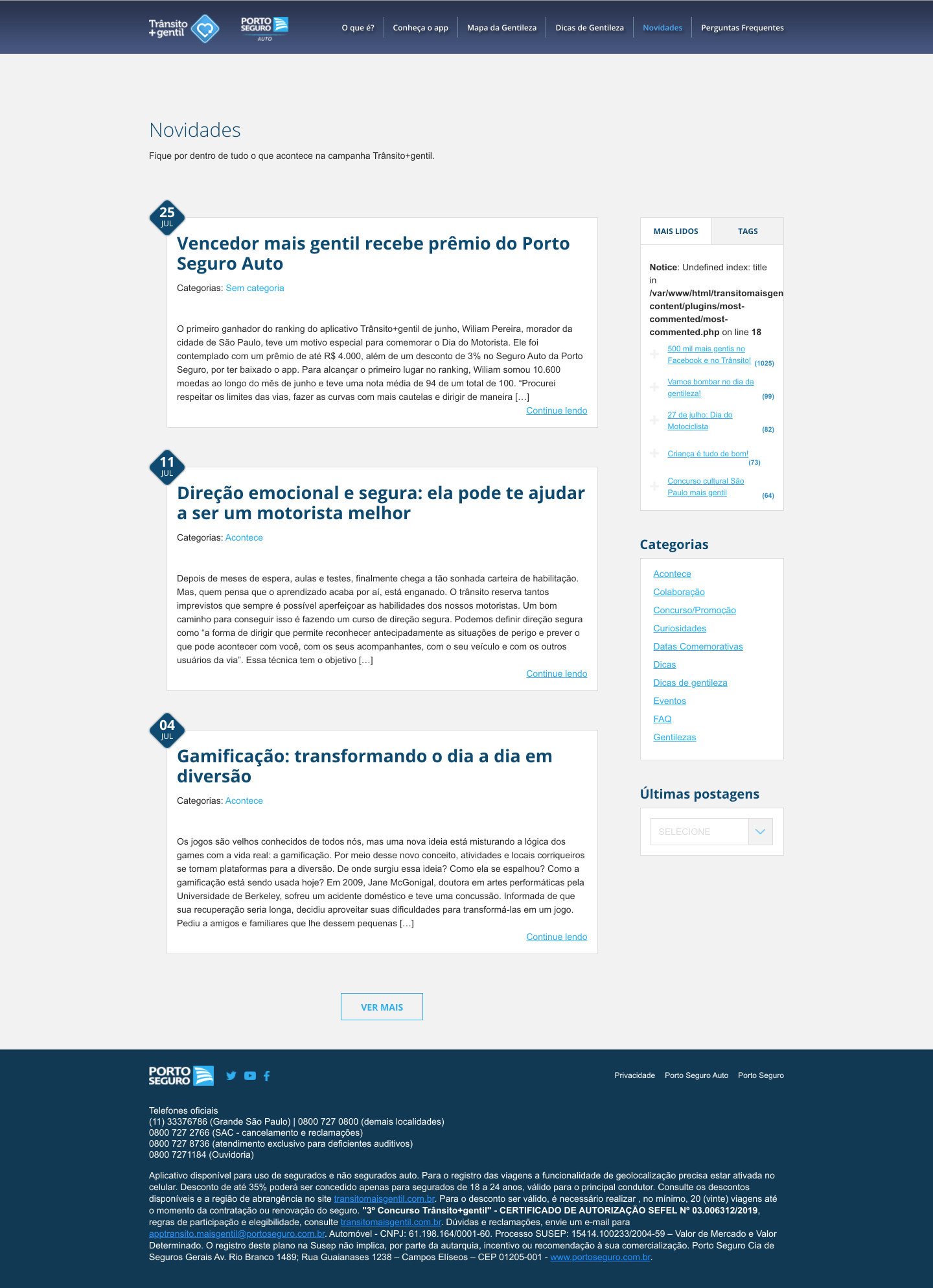 Conteúdo com visual moderno e envolvente