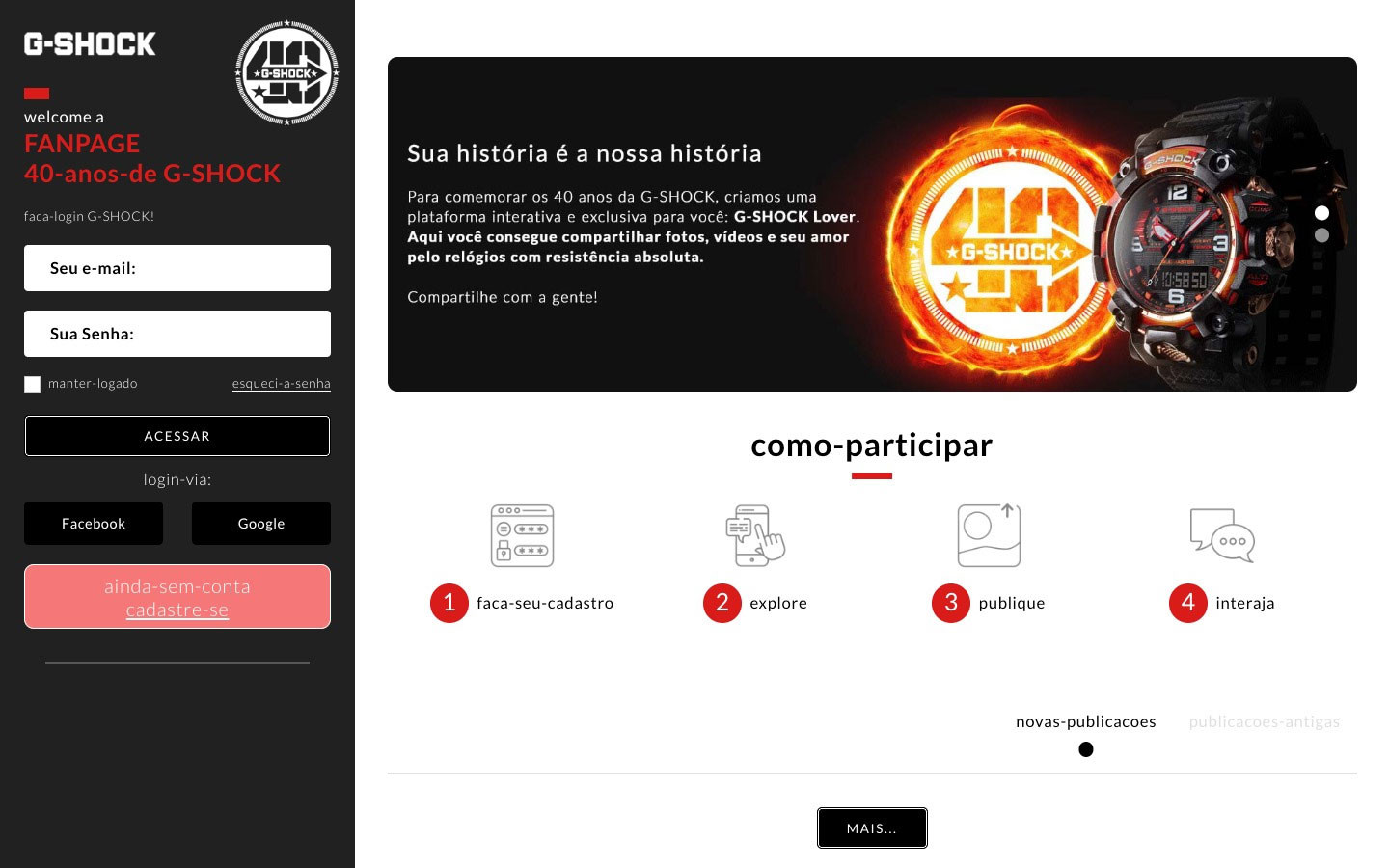 G-Shock 40 anos