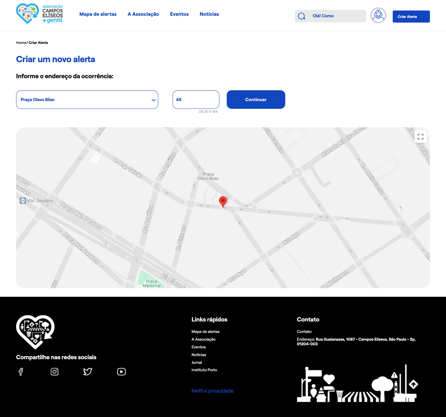 Do clique ao alerta: o fluxo em três passos